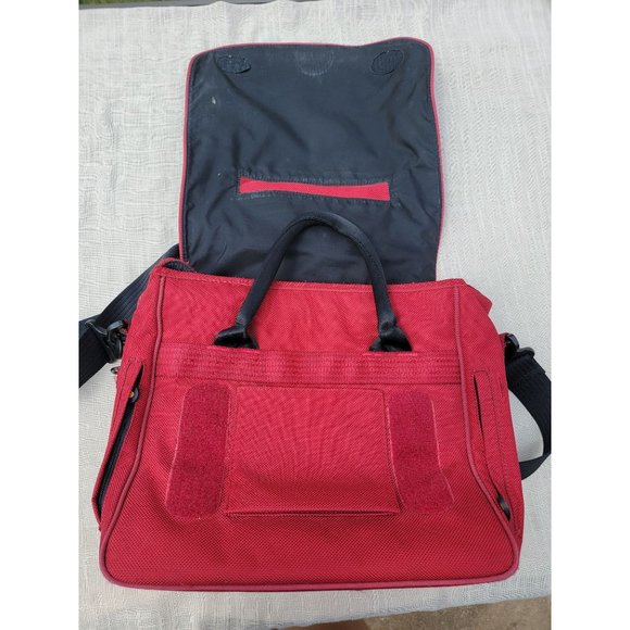 Tin Tac Red Messenger Bag/Backpack‎ Travel Bag - Picture 5 of 7